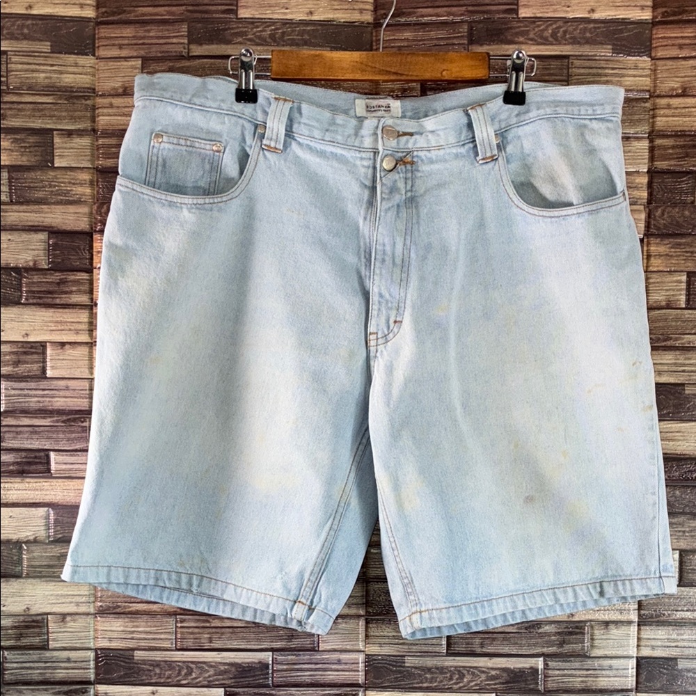 Vintage 90’s Sostanza white vintage denim shorts Men’s Size 40 /Work Stains